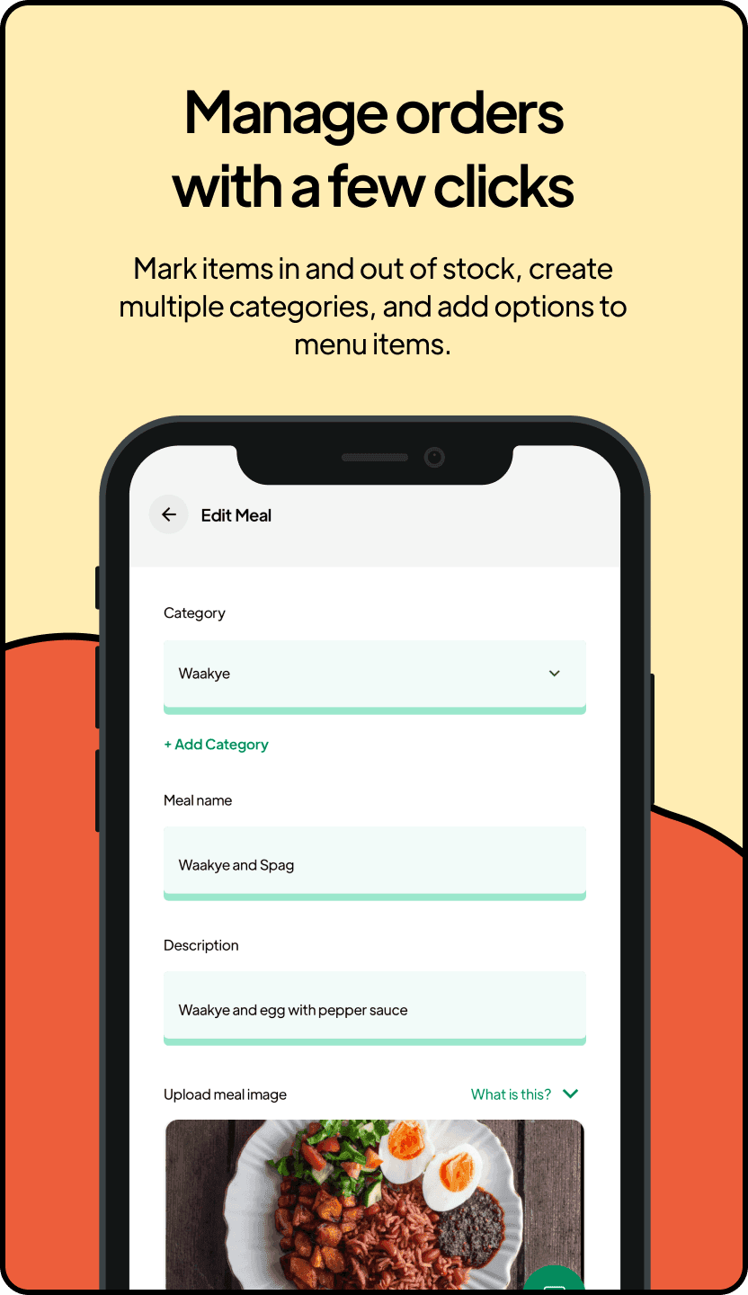 chowdeck vendors app