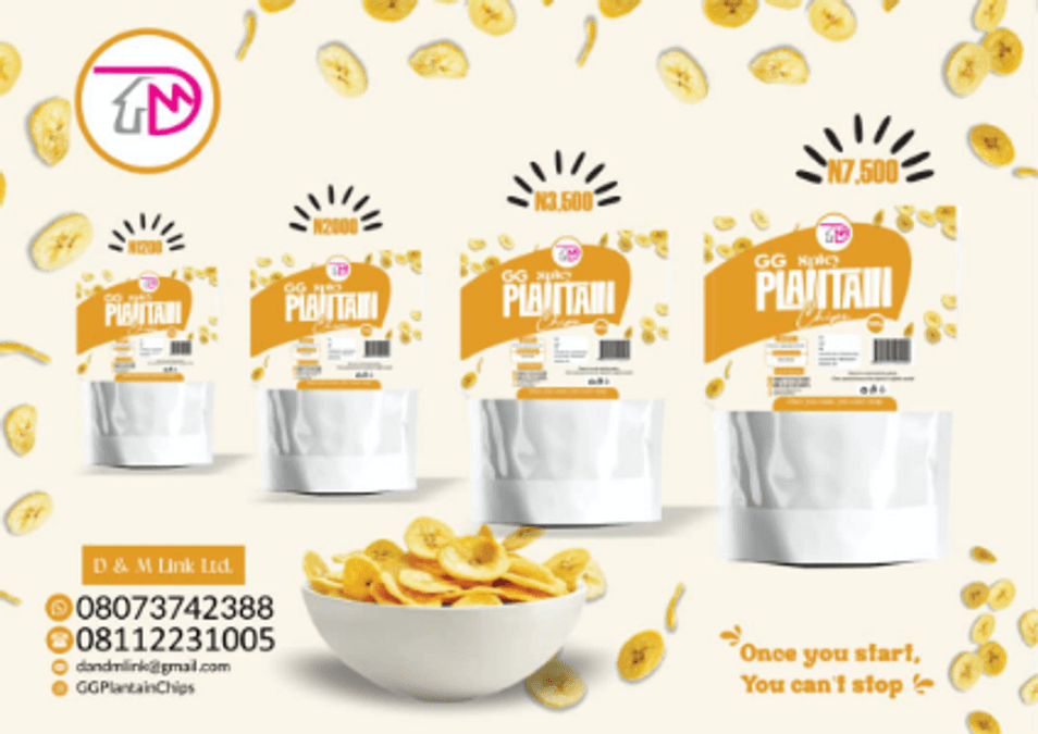 GG plantain Chips Ilupeju 
