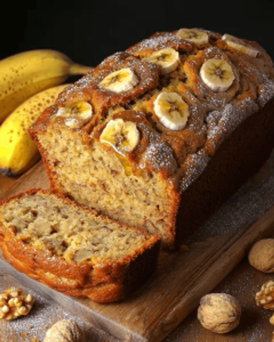 ONOMSKI  CREAMY BANANA LOAF
